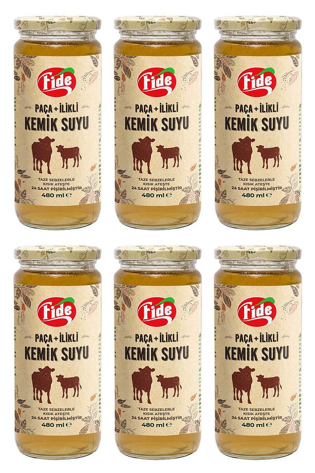 Fide Paça Ilikli Kemik Suyu 6 X 480 ml - 5