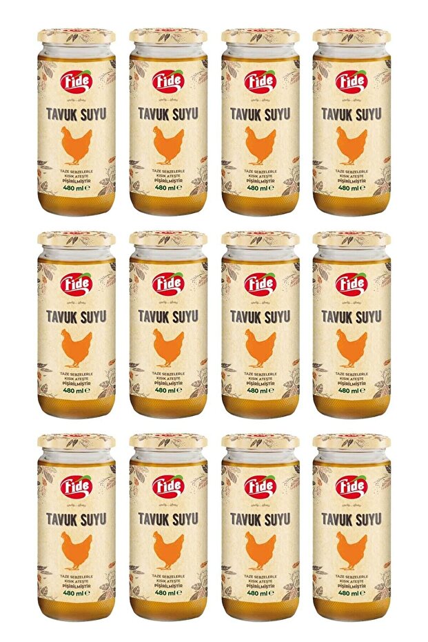 Fide Tavuk Suyu 12 X 480 Ml