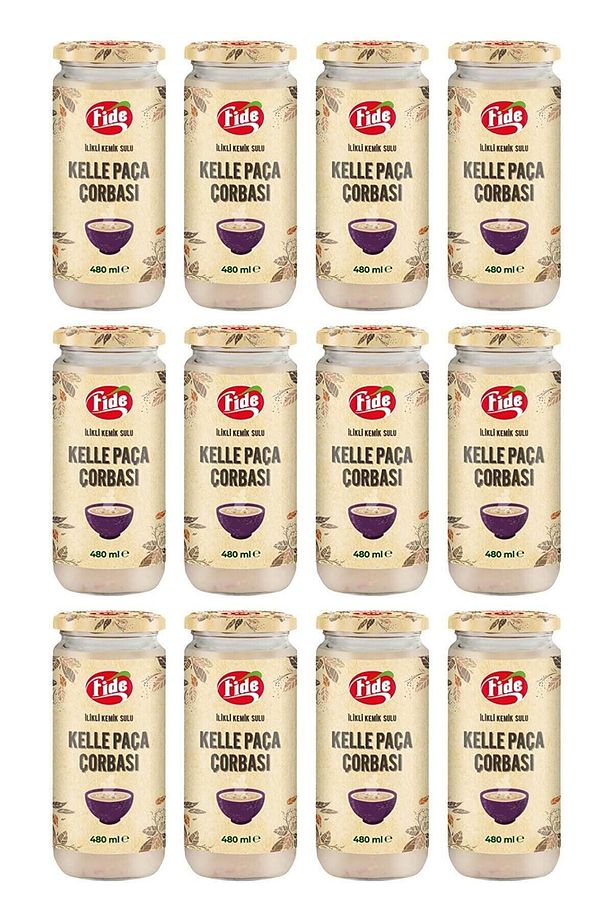 Fide Kelle Paça Çorbası 12 X 480 ml - 6