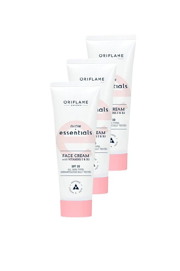 Glow Essentials E & B3 Vitaminli Yüz Kremi 3'lü Set - 1