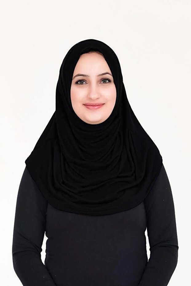 حجاب جاهز عمامة مطوي غطاء الصلاة العملي