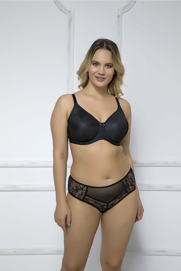 Siyah Minimizer Toparlayıcı Sütyen - 1