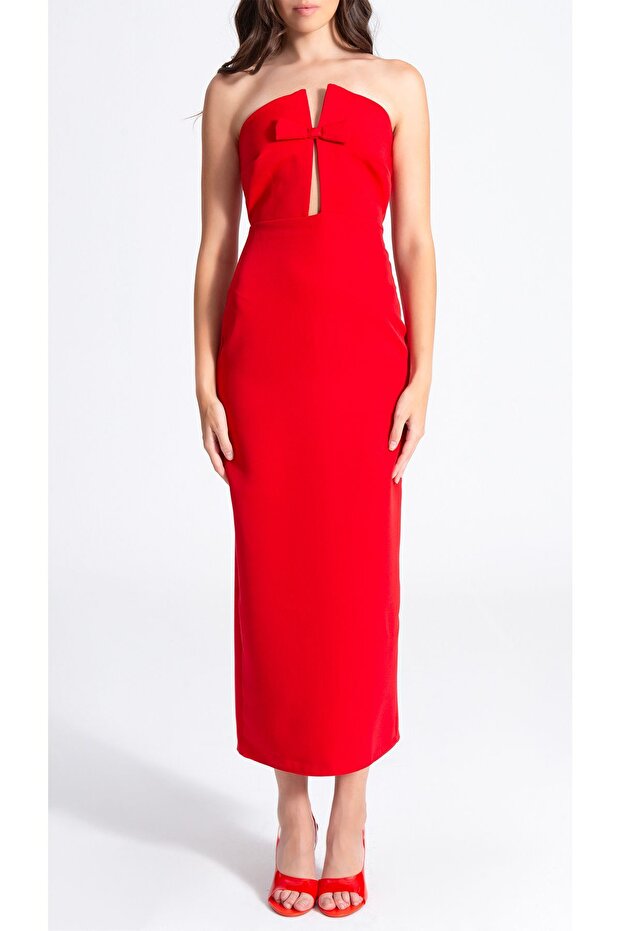 Kırmızı Elbise - 5