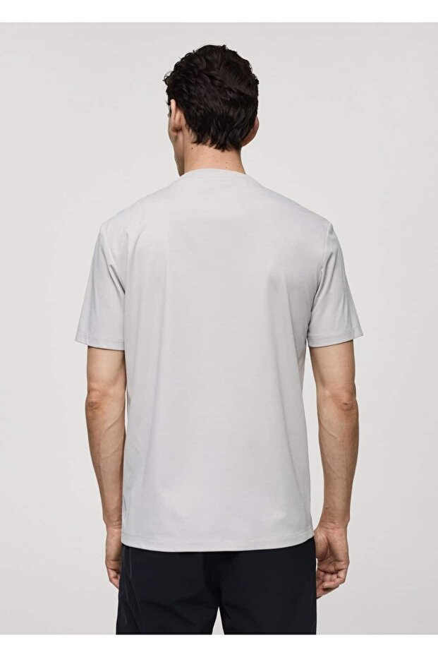 Cepli slim fit tişört - 4