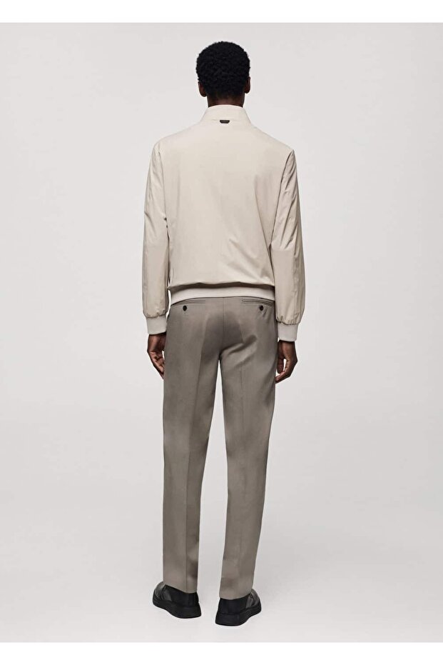 Streç su itici bomber ceket - 4