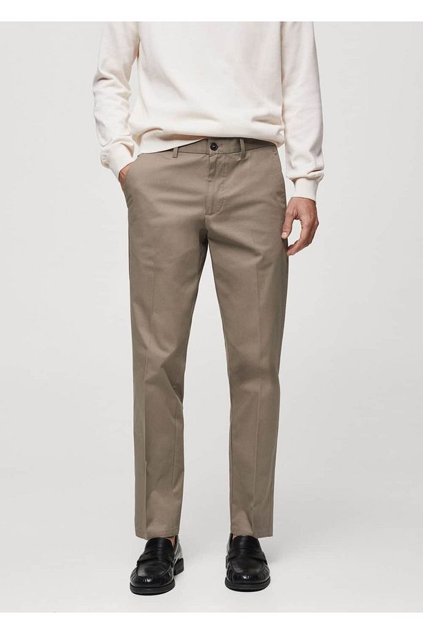 Regular fit pamuklu pantolon - 1