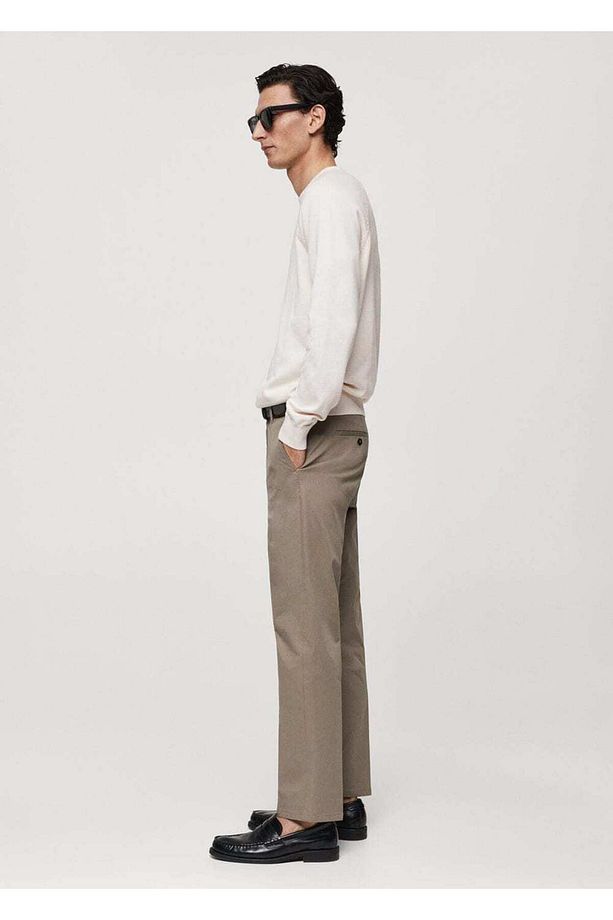 Regular fit pamuklu pantolon - 8