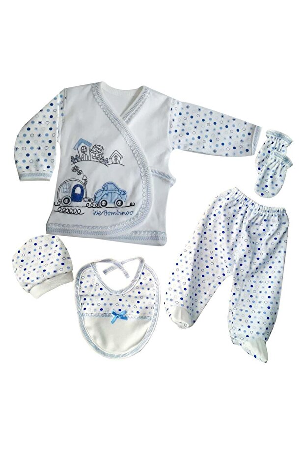 5 Piece Hospital Exit Set with Blue Trolley and Points