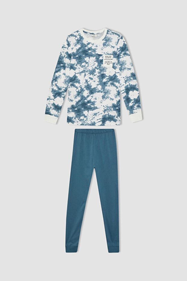 Erkek Çocuk Desenli Uzun Kollu Pijama Takımı A7078a823au - 7