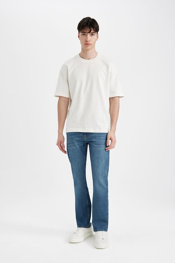 Sergio Regular Fit Normal Kalıp Normal Bel Boru Paça Jean Pantolon D0606AX24SP - 3