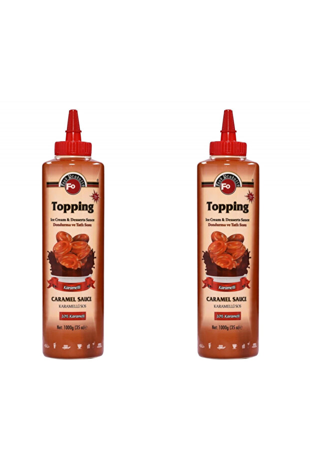 Karamel Aromalı Dondurma Sosu 2li avantaj paketi - 1