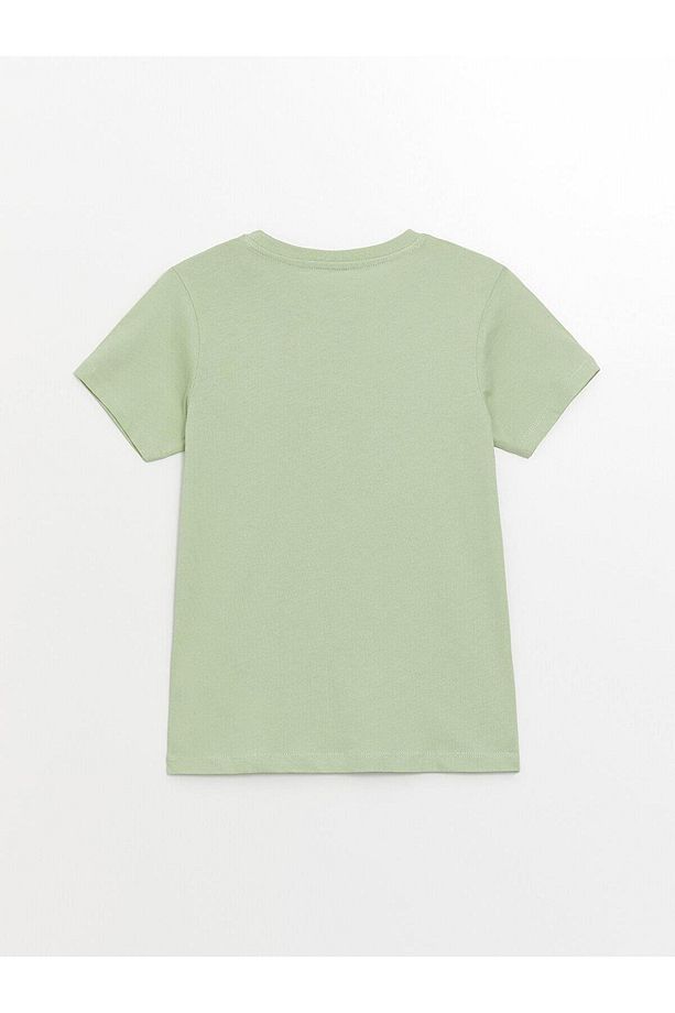 LCW Kids Bisiklet Yaka Baskılı Kısa Kollu Erkek Çocuk Şortlu Pijama Takımı - 3