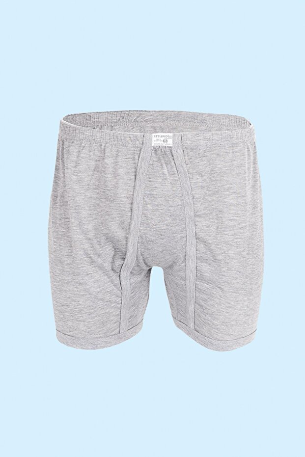 Men's Gray Single Jersey Underpants 3-Piece - 1