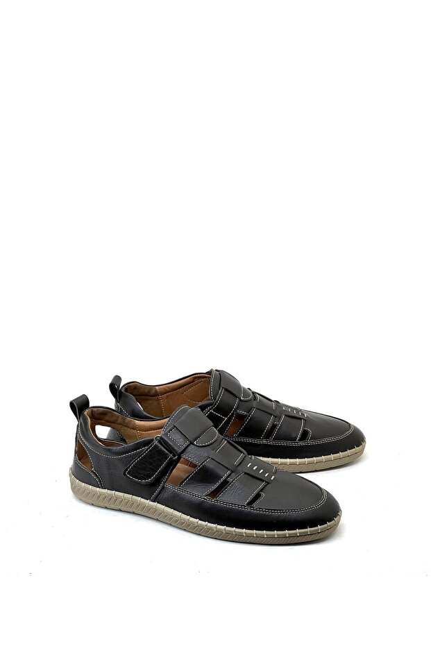 Genuine Leather Men's Sandals Comfort Brown 1253