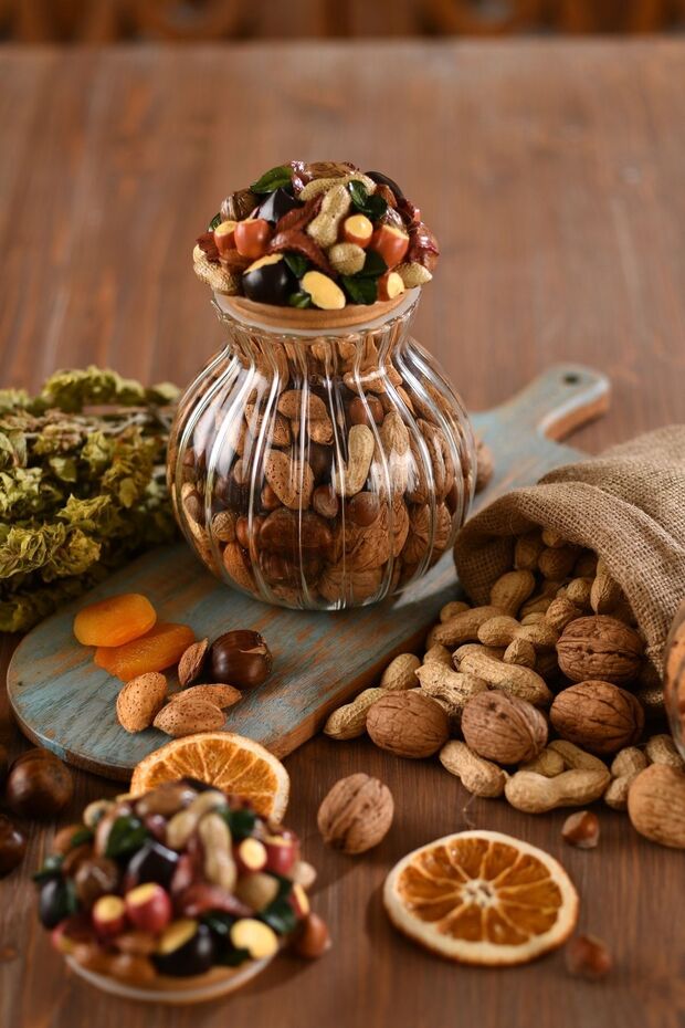 جرة المكسرات - حاوية تخزين المكسرات - 3