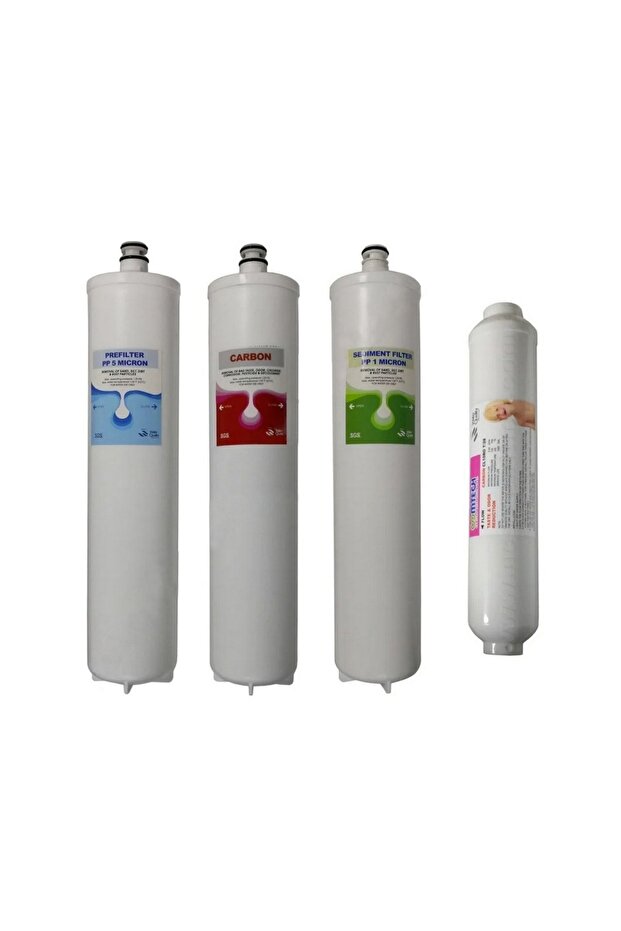 12 Inç Inline Comtech Ew Tip 4 Lü Su Arıtma Filtre Seti