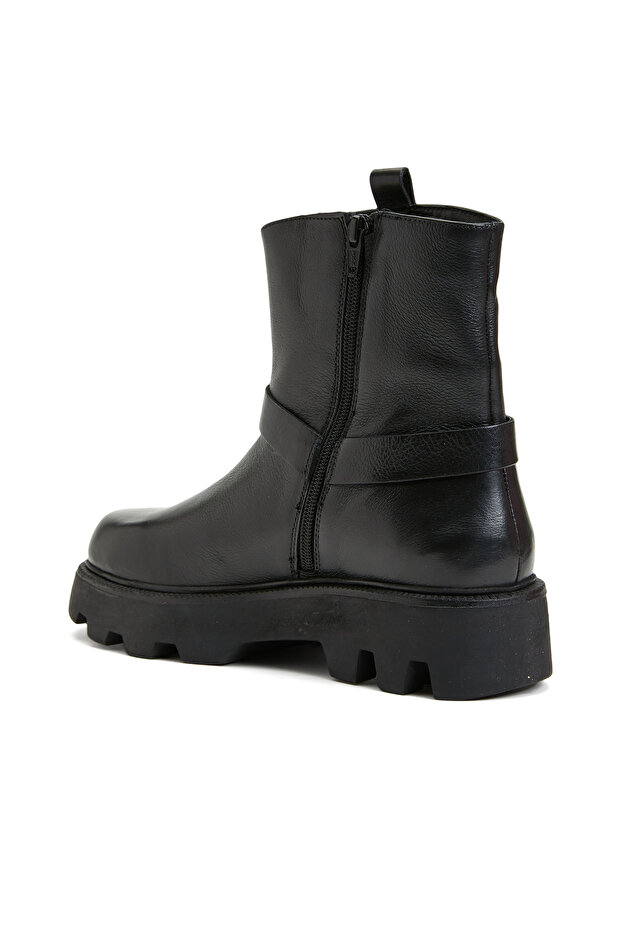 Siyah Kadın Deri Bot - 3