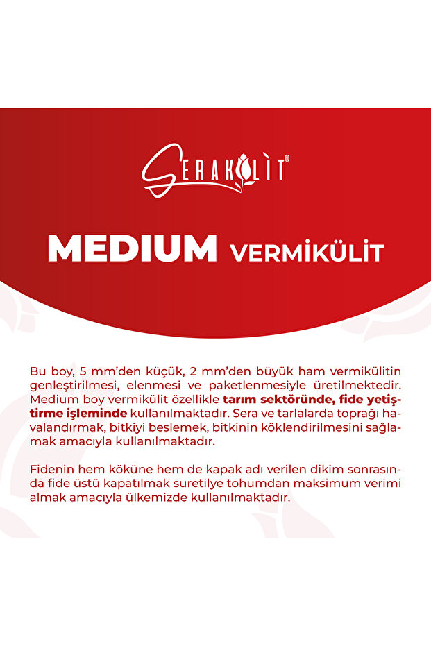 Vermikülit - Medium 5 Litre - 2
