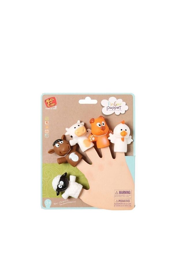 Finger Puppet 5 Hayvanlı Parmak Kuklası Tl-27 Premium - 1