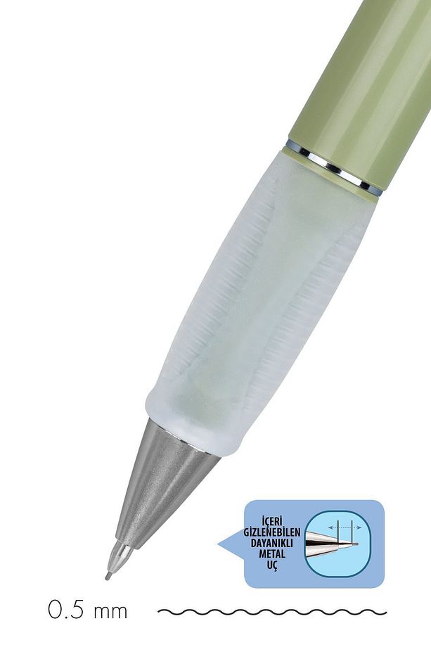 Versatil Kalem (Mekanik Kurşun Kalem) Deep 0.5 Mm Yaprak Yeşili Sv-Deep-05-Yy - 3