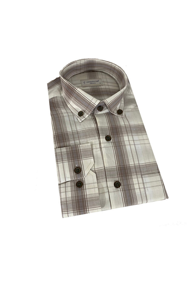 Men's Classic Cut Linen Shirt-M4