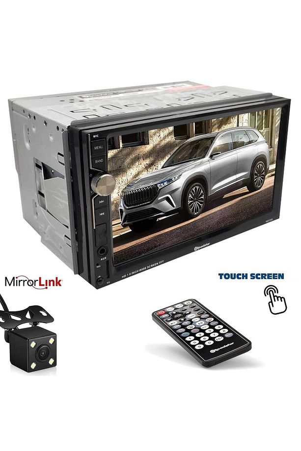 RD-7200 Double Teyp 7 İnç 4x50 Watt Mirrorlink - 1