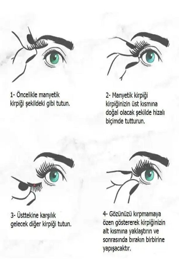 Doğal Görünümlü Manyetik Mıknatıslı Tam Boy Takma Kirpik - No:9 - 7