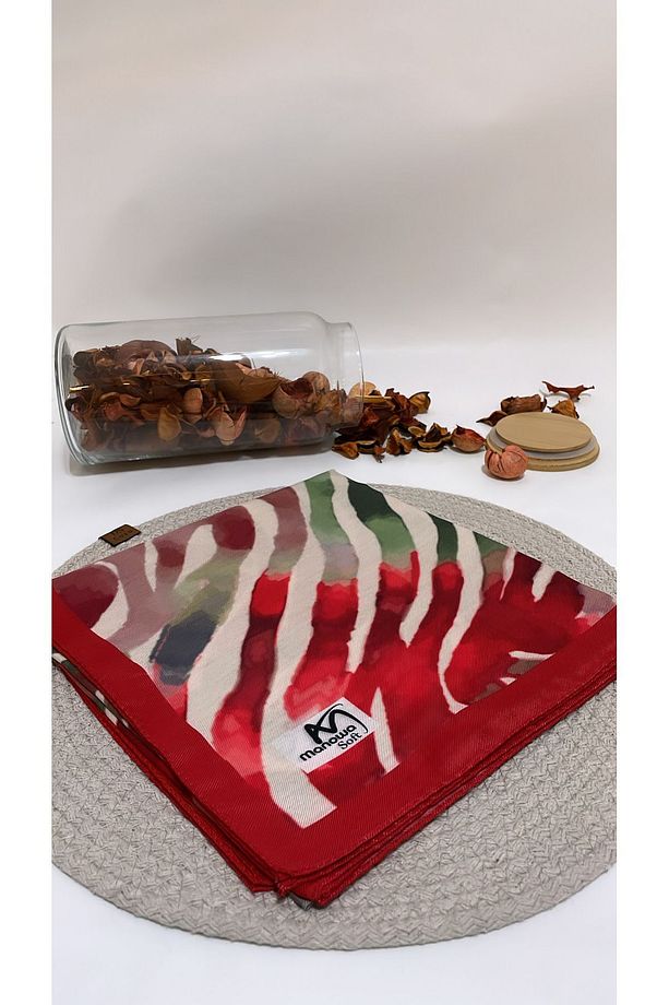 Eşarp - Harika Yazlık Kumaş Yeni Desen Soft Eşarp Kaliteli Ürün Moda Mağaza  Zebra Model - 3