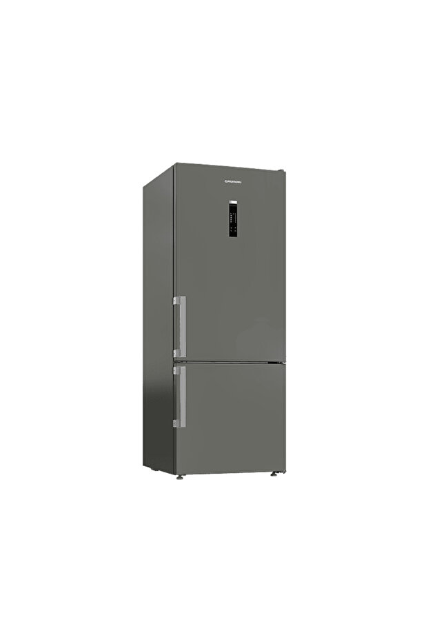 Grundig GPKND 475 MG E Enerji Sınıfı 475L Duo-No Frost Alttan Donduruculu Buzdolabı Koyu Gri
