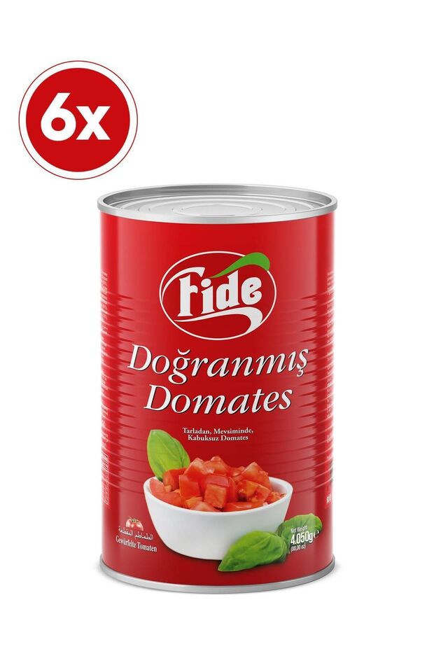 Fide Doğranmış Domates 6 X 4050 G