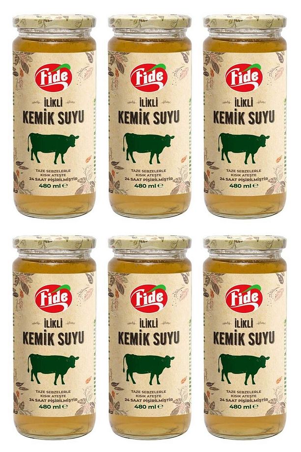 Fide Ilikli Kemik Suyu 6 X 480 Ml - 4