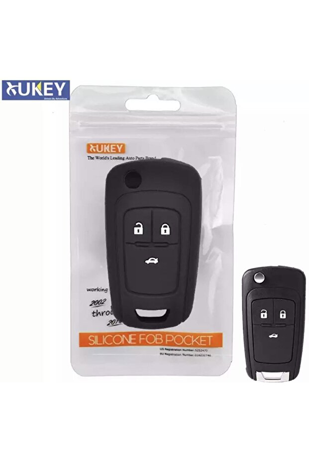 Opel Insignia Mokka Astra J Silicone Key Case, Flip Key Model. Note! This product is a case only.