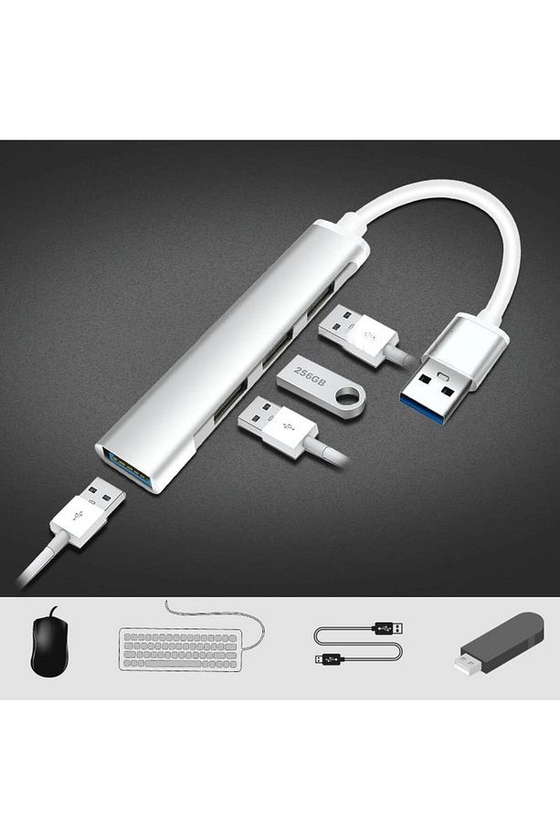 Usb 3.0 Dan 4 Adet Usb 3.0 Hub Otg Çoğaltıcı Adaptörü A-809 - 2