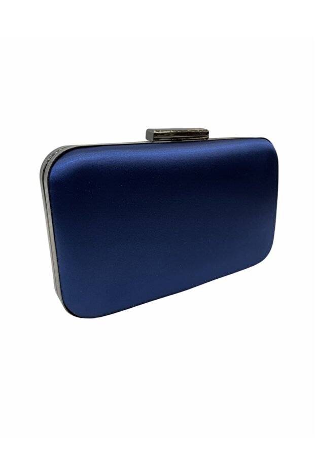 Blue Satin Women's Evening Dress Bag