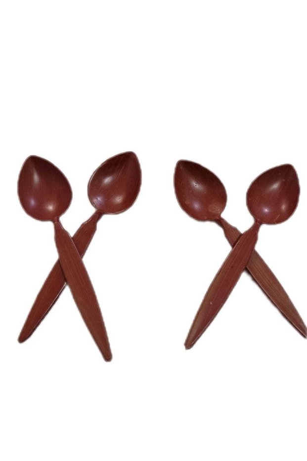 Game Spoon 4 Pieces Plastic Game Spoon Long Game Spoon Spoon Air Game Spoon 4-Piece Game Spoon
