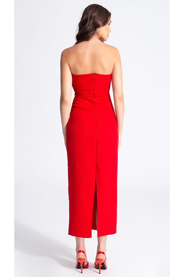 Kırmızı Elbise - 6