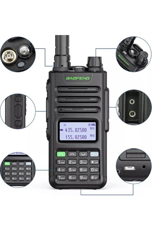 Uv-13 Pro Yaka Mikrofonu Ile Birlikte - 1