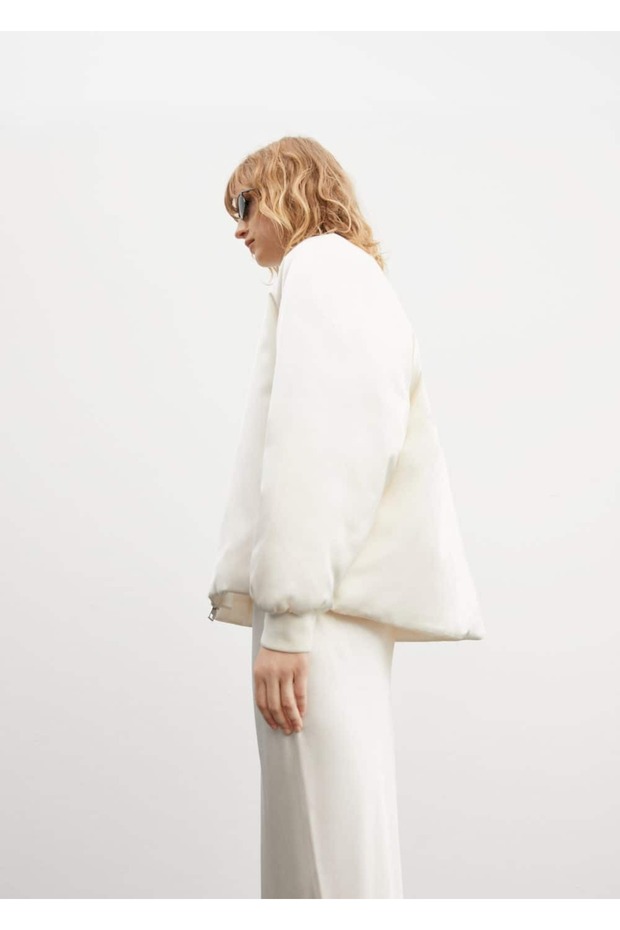 Kapitone Bomber Ceket - 5