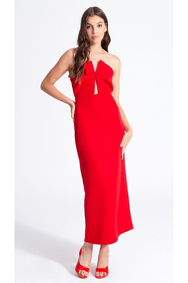 Kırmızı Elbise - 4