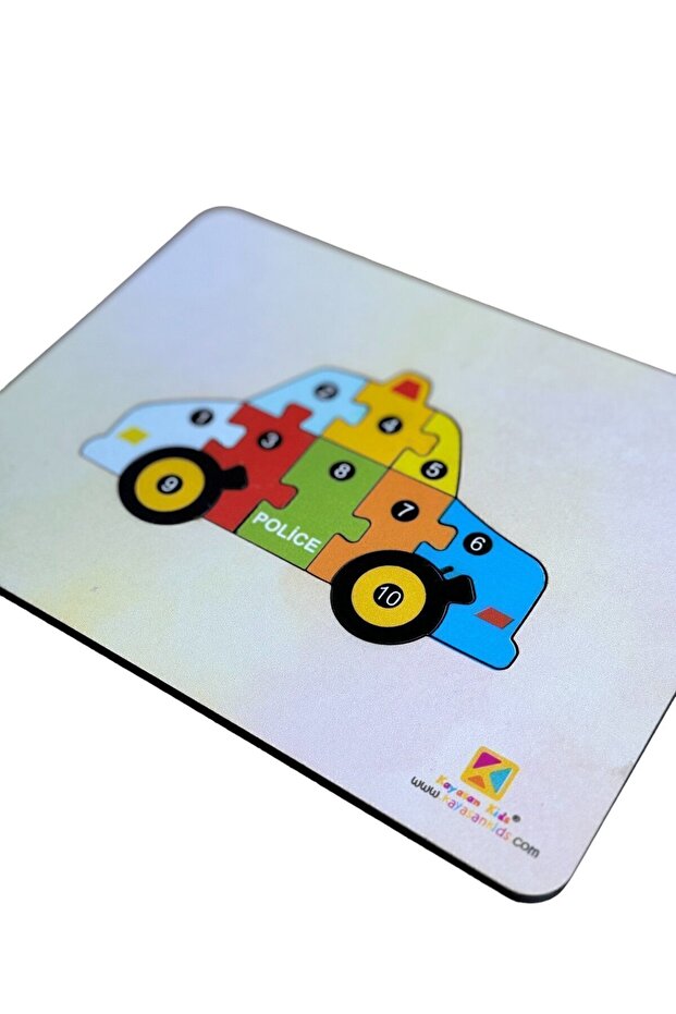 Araba Numaralı Puzzle - 4