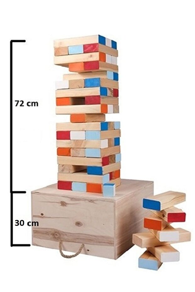 Renkli Dev Jenga - 3