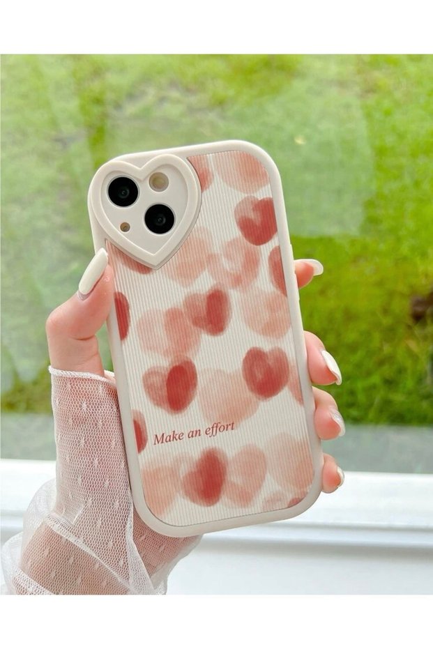 iPhone 11 --11 Compatible---11 Heart Detail Case