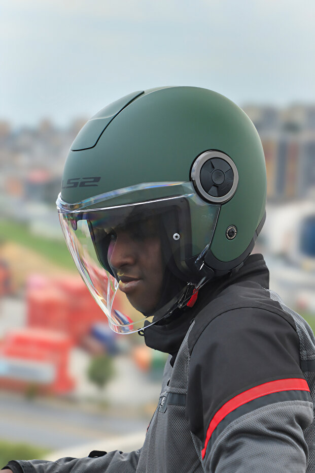 CLASSY MAT YEŞİL KASK - 7