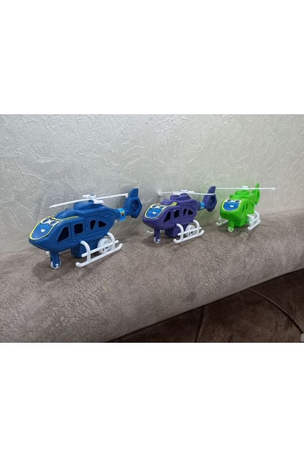 Mini Helikopter 1 Adet Mor - 3