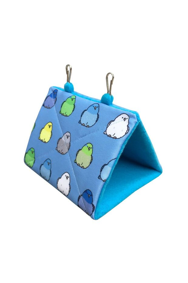 Blue Forpus Parrot Sleeping Hammock Tent