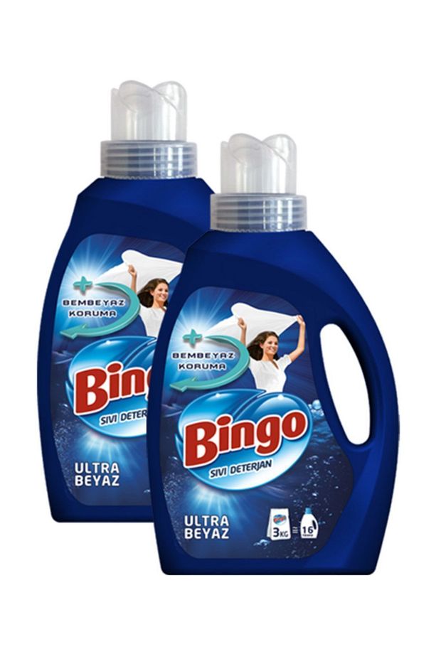 Ultra Beyaz Sıvı Çamaşır Deterjanı 2145 ml x 2 Adet - 1
