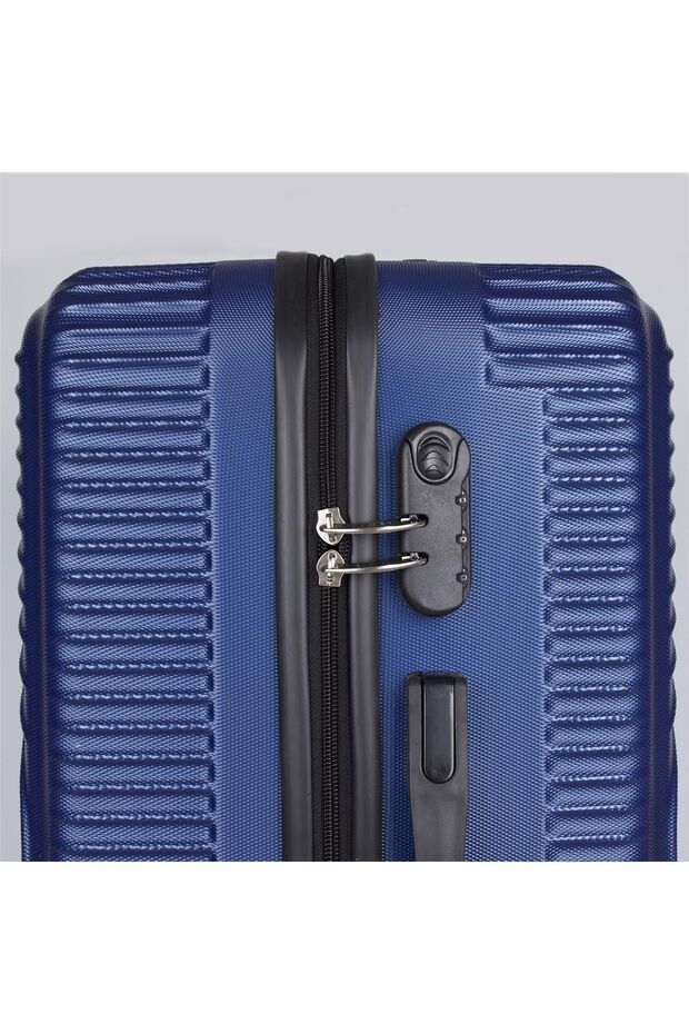 Siyah Samso Abs 8 Tekerlek Valiz Seti - 5