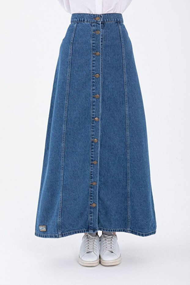 Maxi Mid Tone Kot Etek - 3