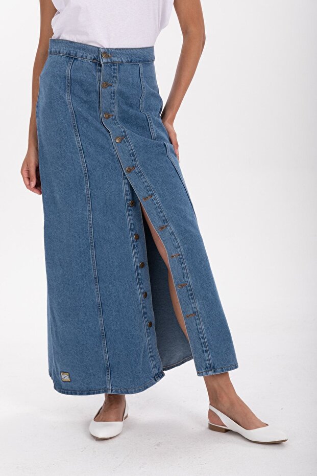 Maxi Mid Tone Kot Etek - 8