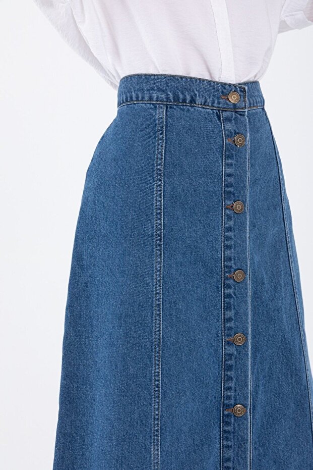 Maxi Mid Tone Kot Etek - 5